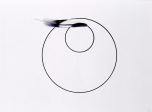 1992 - Plumes - abstraction géométrique - Michel Jouët