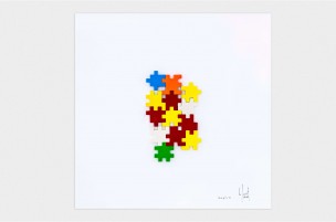 Zepluz : puzzle abstraction geometrique Michel Jouët 1998